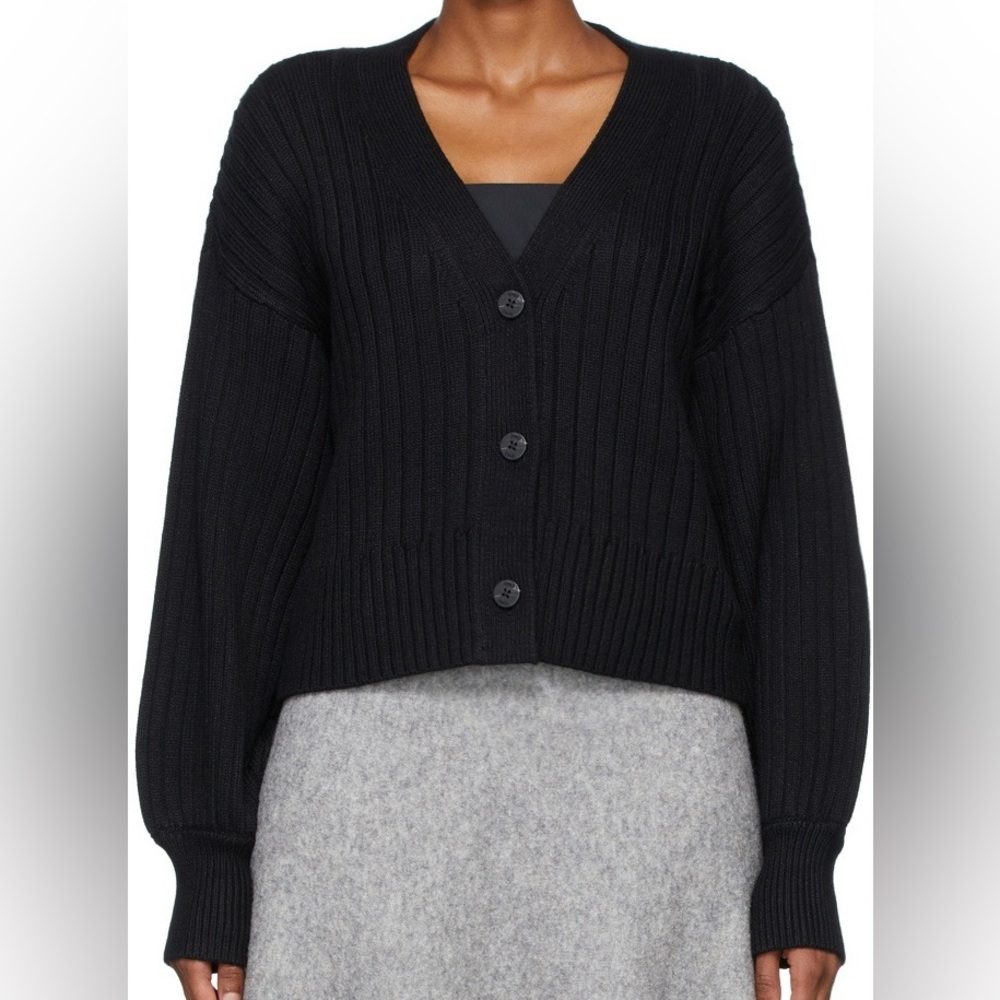 Staud Black Eloise Cardigan